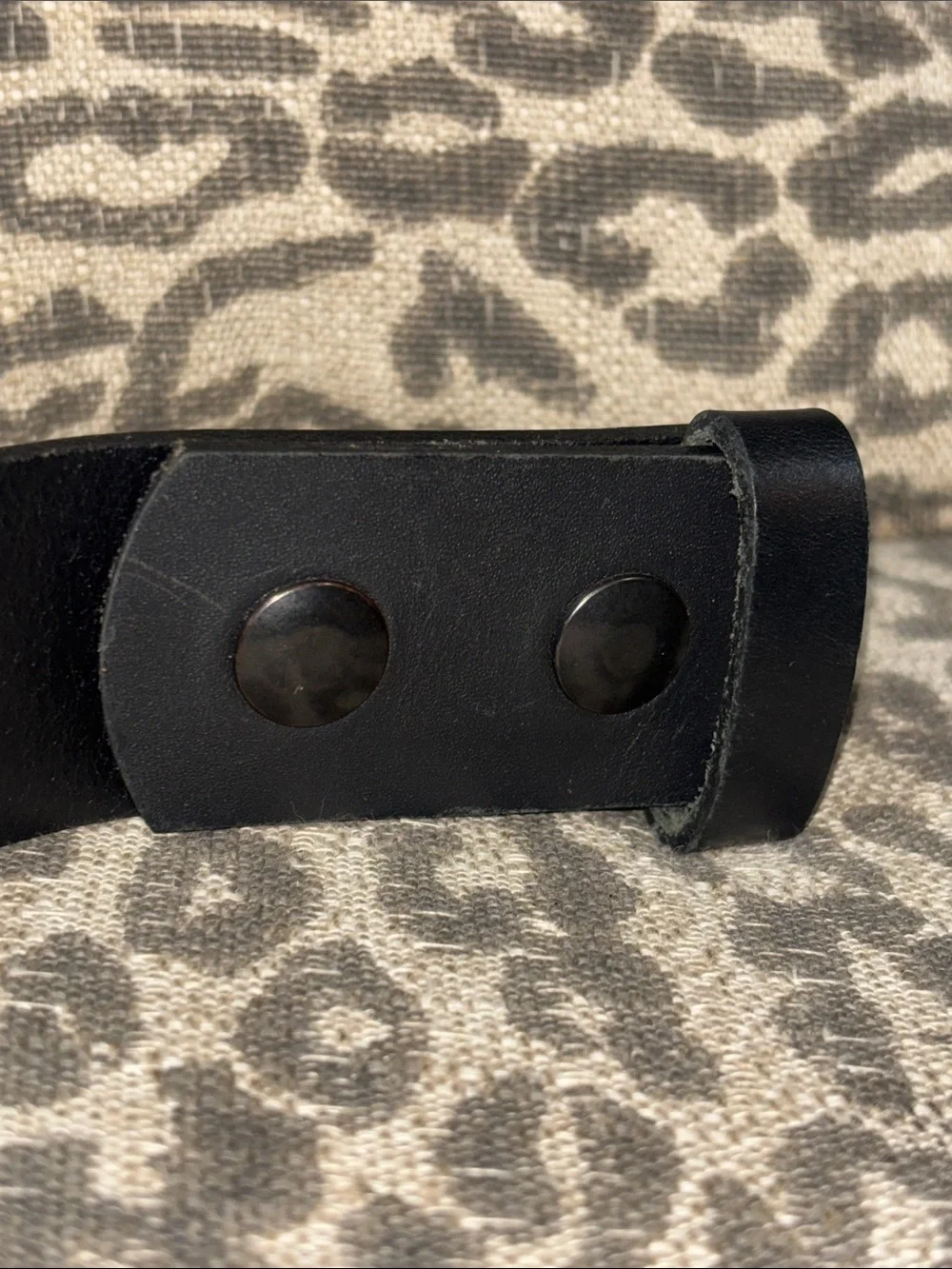 Black leather belt strap adjustable thick leather belt minimalist simple classic